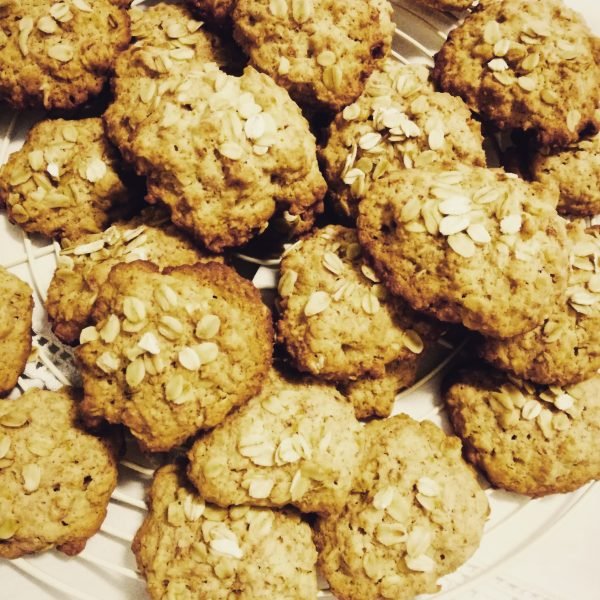 Bolachas de aveia e mel